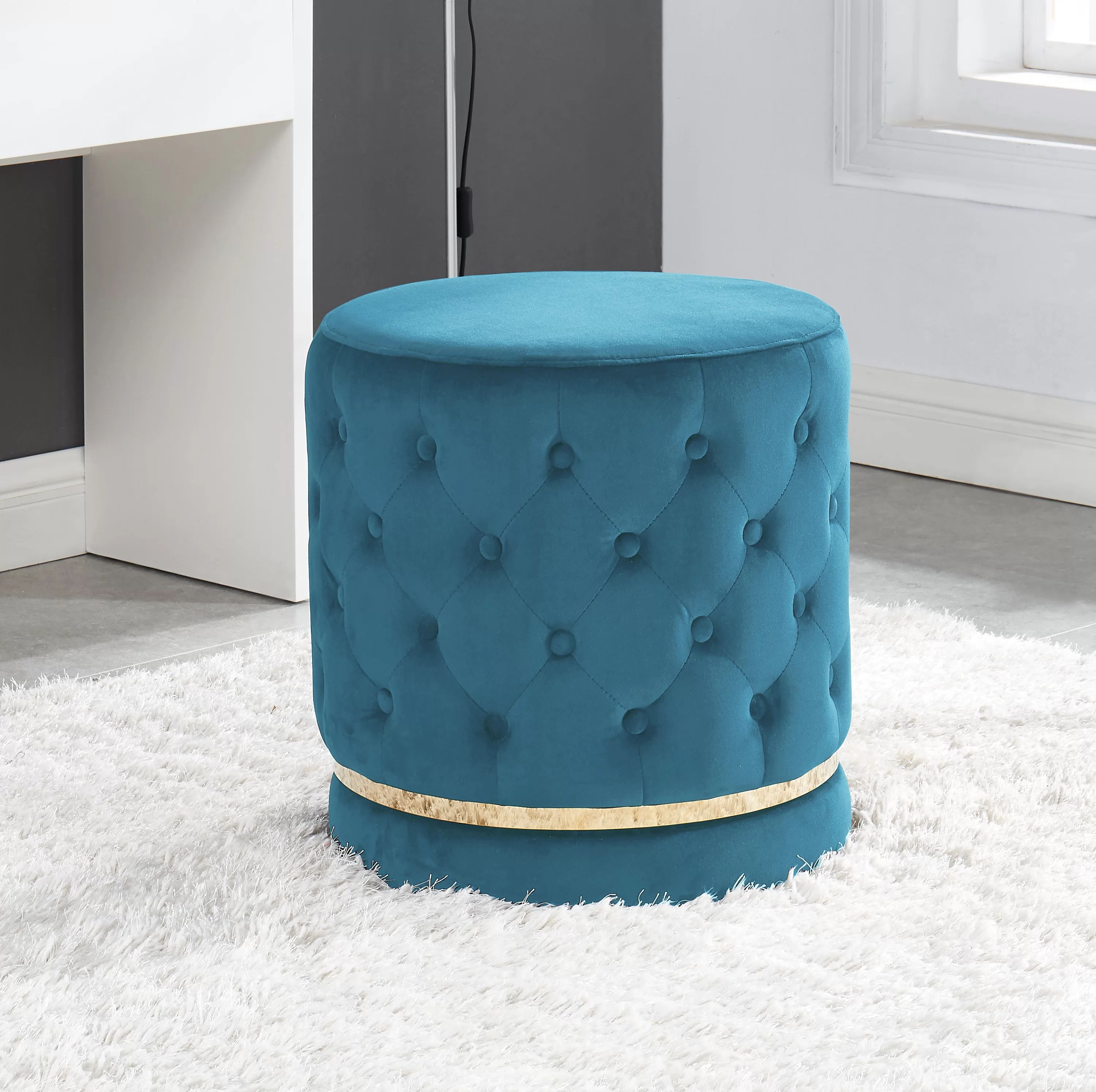 Crofton 18.10'' Tall Vanity Stool | Wayfair North America