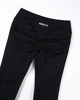 AUROLA Influence Workout Leggings for Women, Seamless Compression Tummy Control Leggings Mid Rise... | Amazon (US)