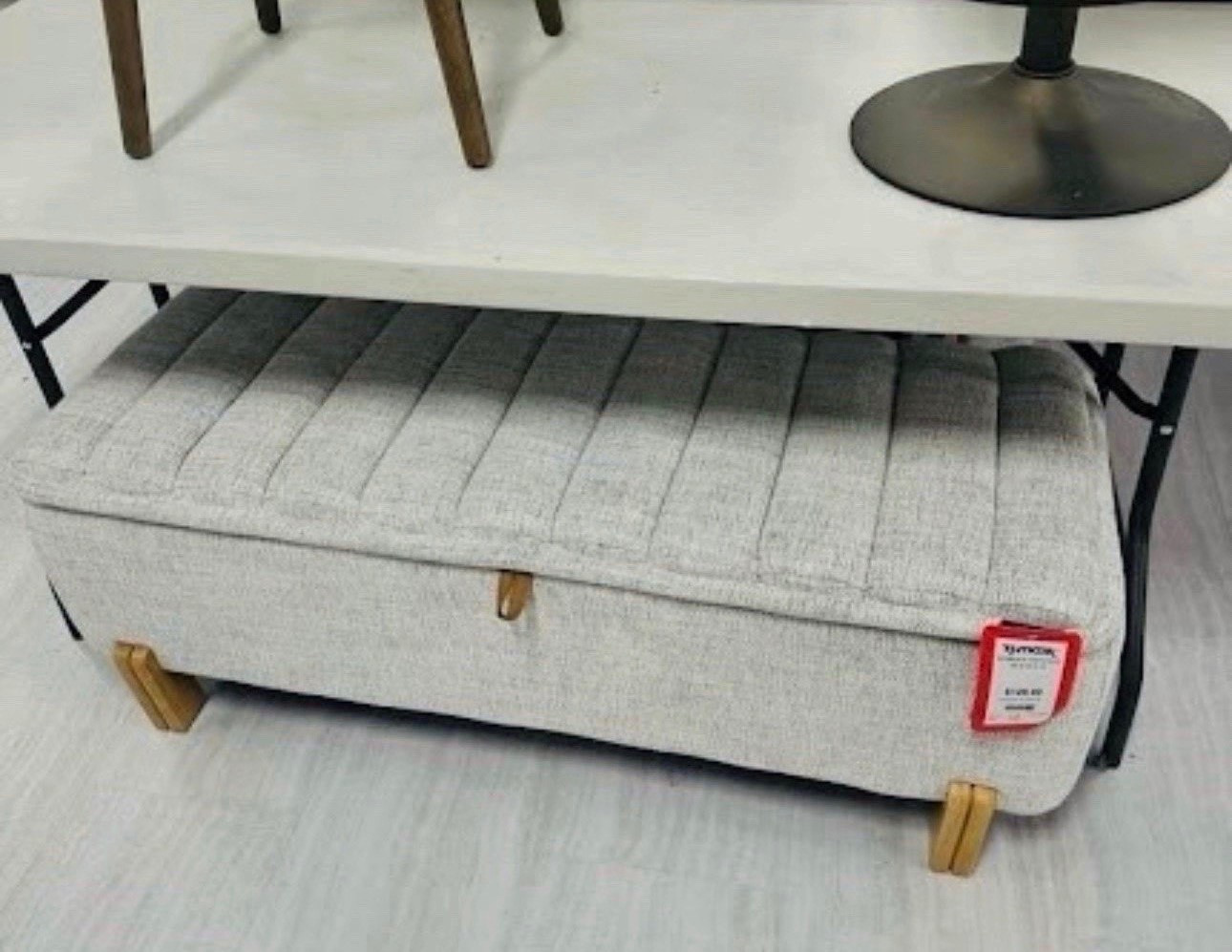 Stop the clutter at the door! Just spotted this stunning textured storage bench and I’m obsessed with the ribbed detailing and those chic light wood legs. It’s the perfect spot to hide away shoes or extra blankets while giving your entryway that high-end, designer feel for a fraction of the price.

#LTKHome