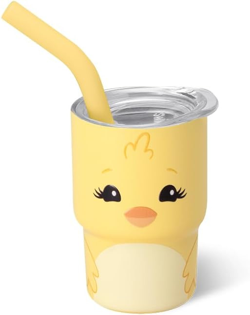 Swig Life Tiny Insulated Tumbler 2oz, Stainless Steel Mini Tumbler with Lid and Silicone Straw, D... | Amazon (US)