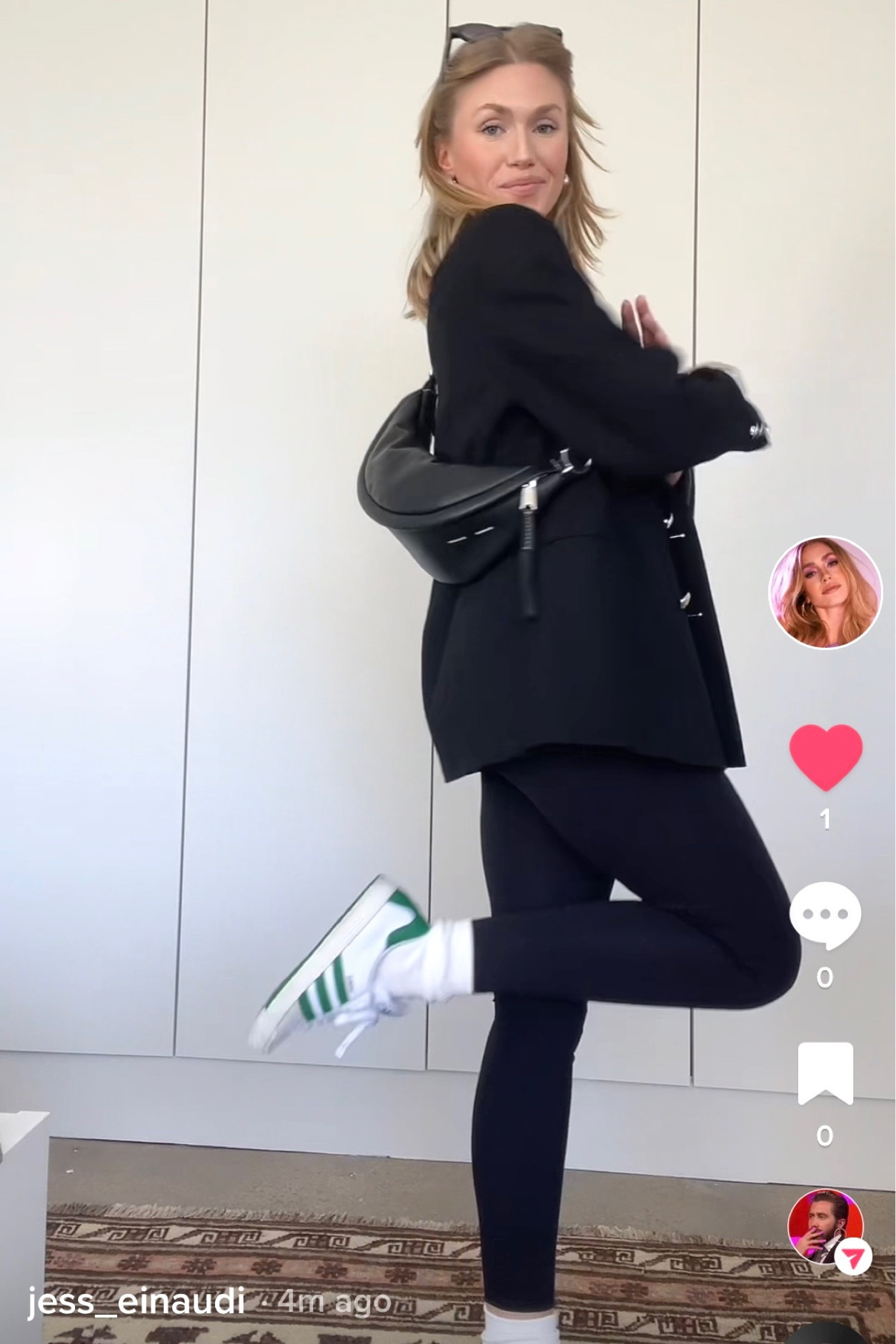 Casual styling of a workout onesie! 