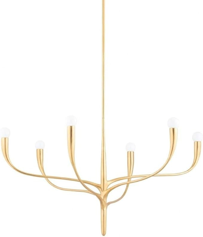 Hudson Valley Lighting Labra - 6 Light Chandelier-Vintage Gold Leaf Finish | Amazon (US)