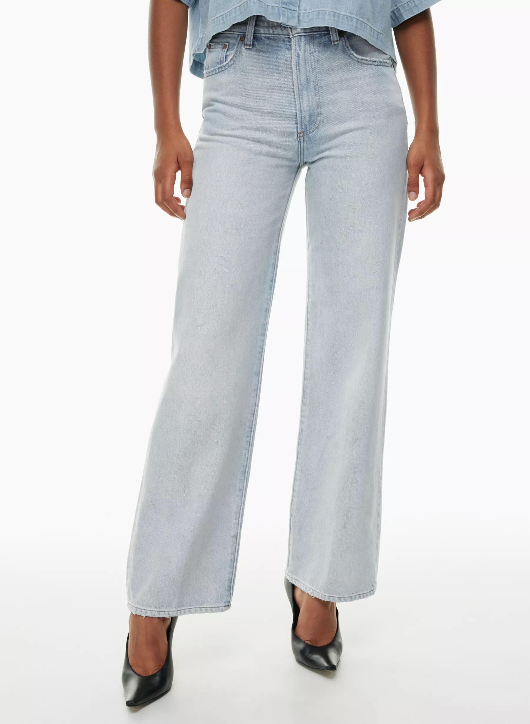 THE FARRAH HI-RISE WIDE JEAN | Aritzia