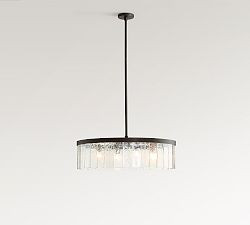 Windham Glass Round Chandelier (30"-42") | Pottery Barn (US)