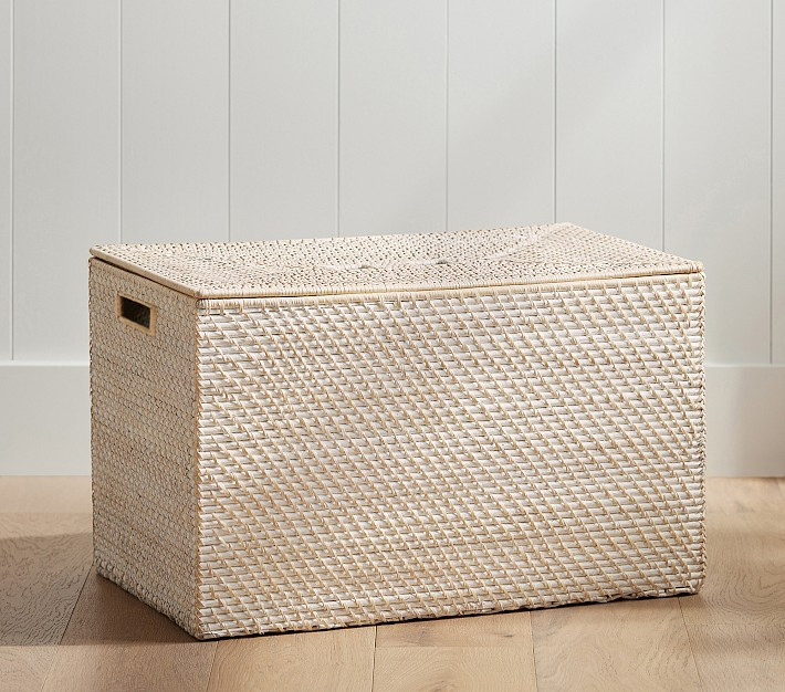 Quinn Lidded Storage Trunk | Pottery Barn Kids