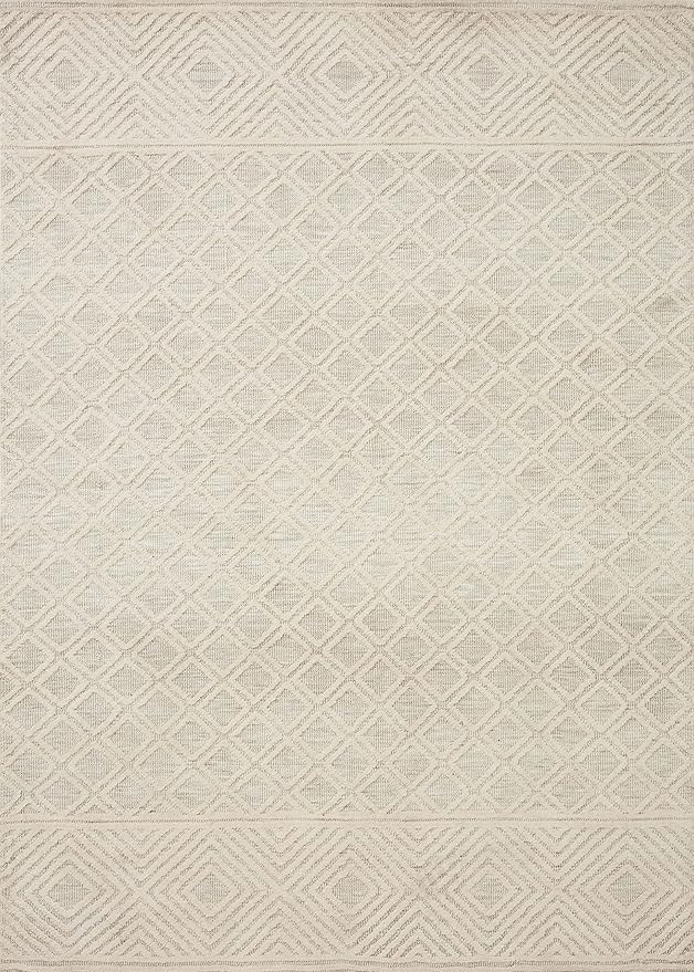 Loloi II Neda Collection NED-04 Ivory/Natural, Transitional 5'-0" x 7'-6" Area Rug | Amazon (US)