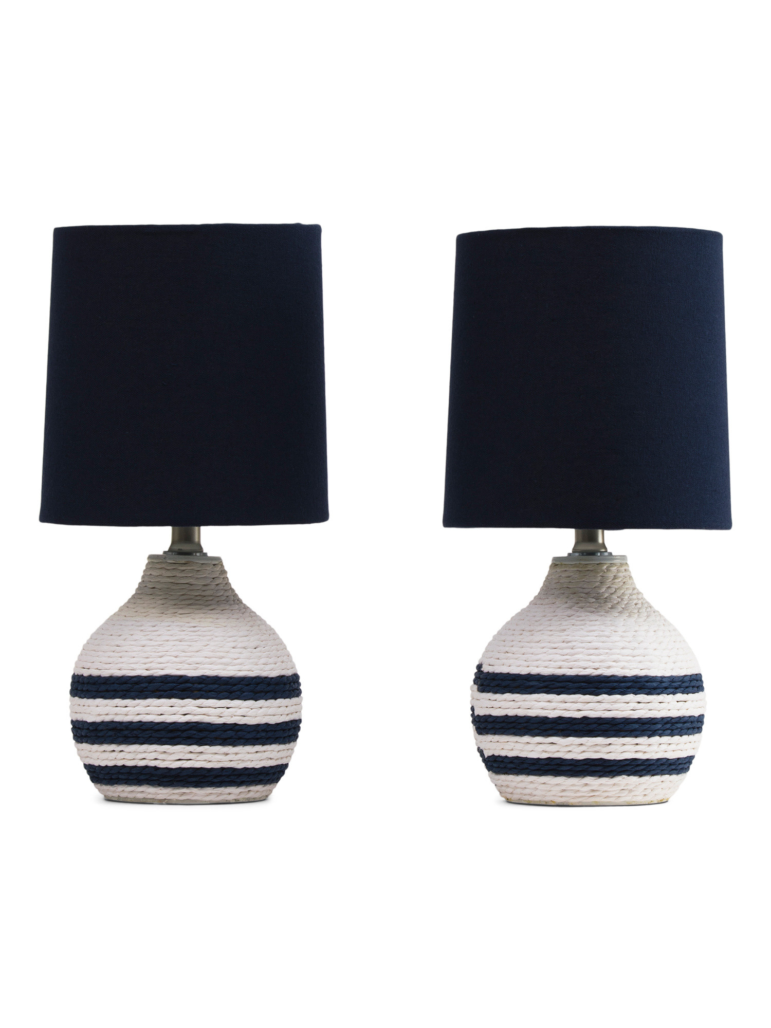 2pk 12.5in Rope Table Lamp Set | TJ Maxx