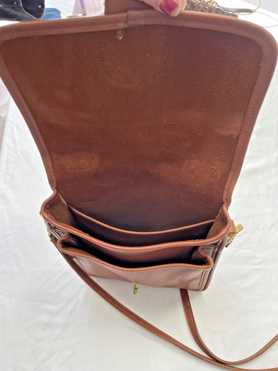 Coach Vintage Leather Crossbody Bag Station Brown Made in USA Marked B50 5130 | eBay | eBay US