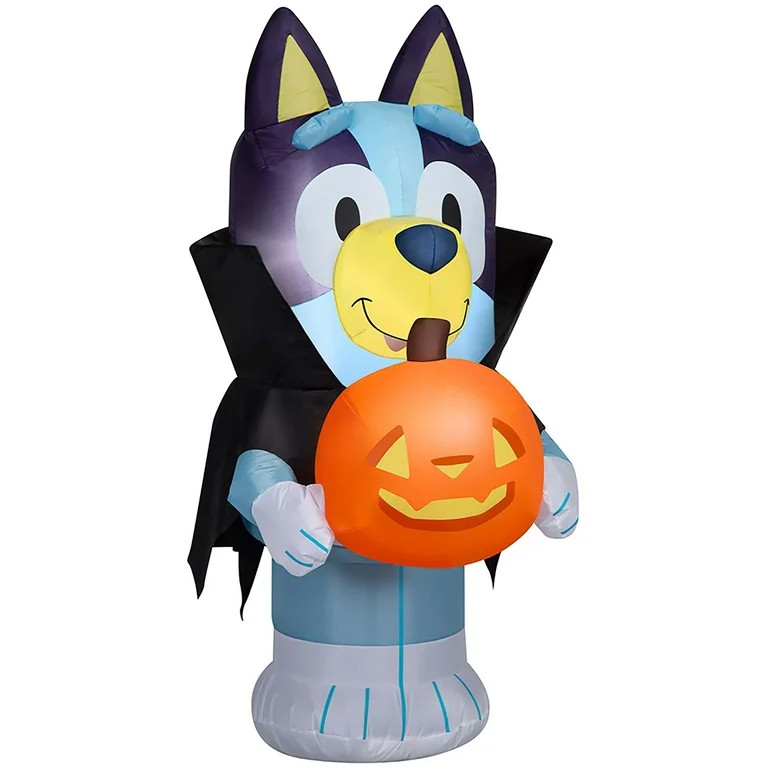 Gemmy Airblown Inflatable Bluey in Vampire Costume Bluey, 3.5 ft Tall, Blue | Walmart (US)