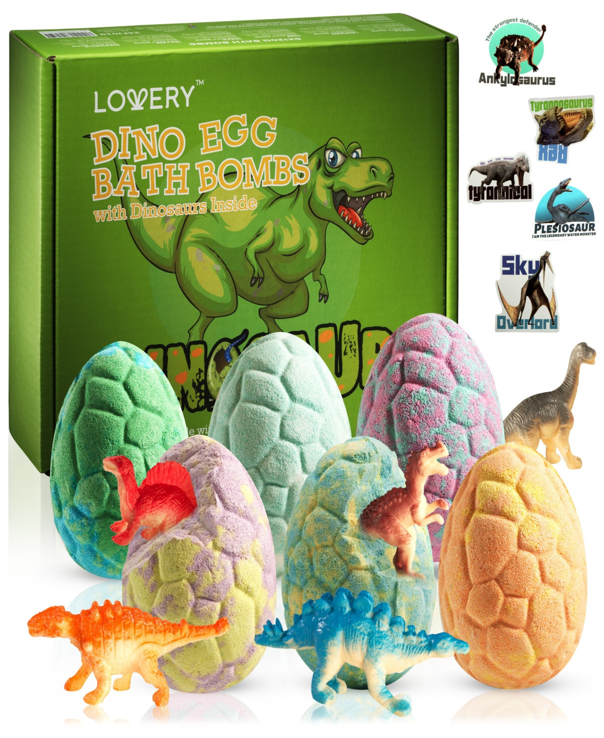 Lovery 18-Pc. Dinosaur Bath Bombs Gift Set | Macy's