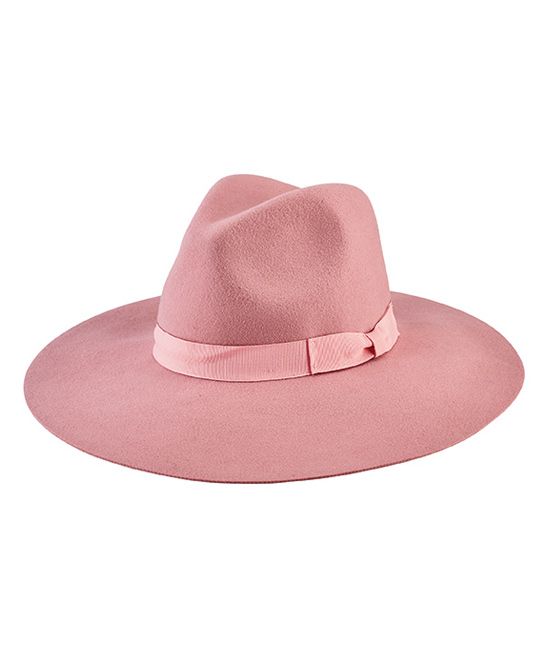 San Diego Hat Company Women's Fedoras PINK - Pink Bow Floppy Fedora | Zulily