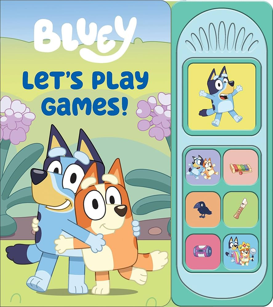 Bluey: Let's Play Games! Sound Book - PI Kids | Amazon (US)