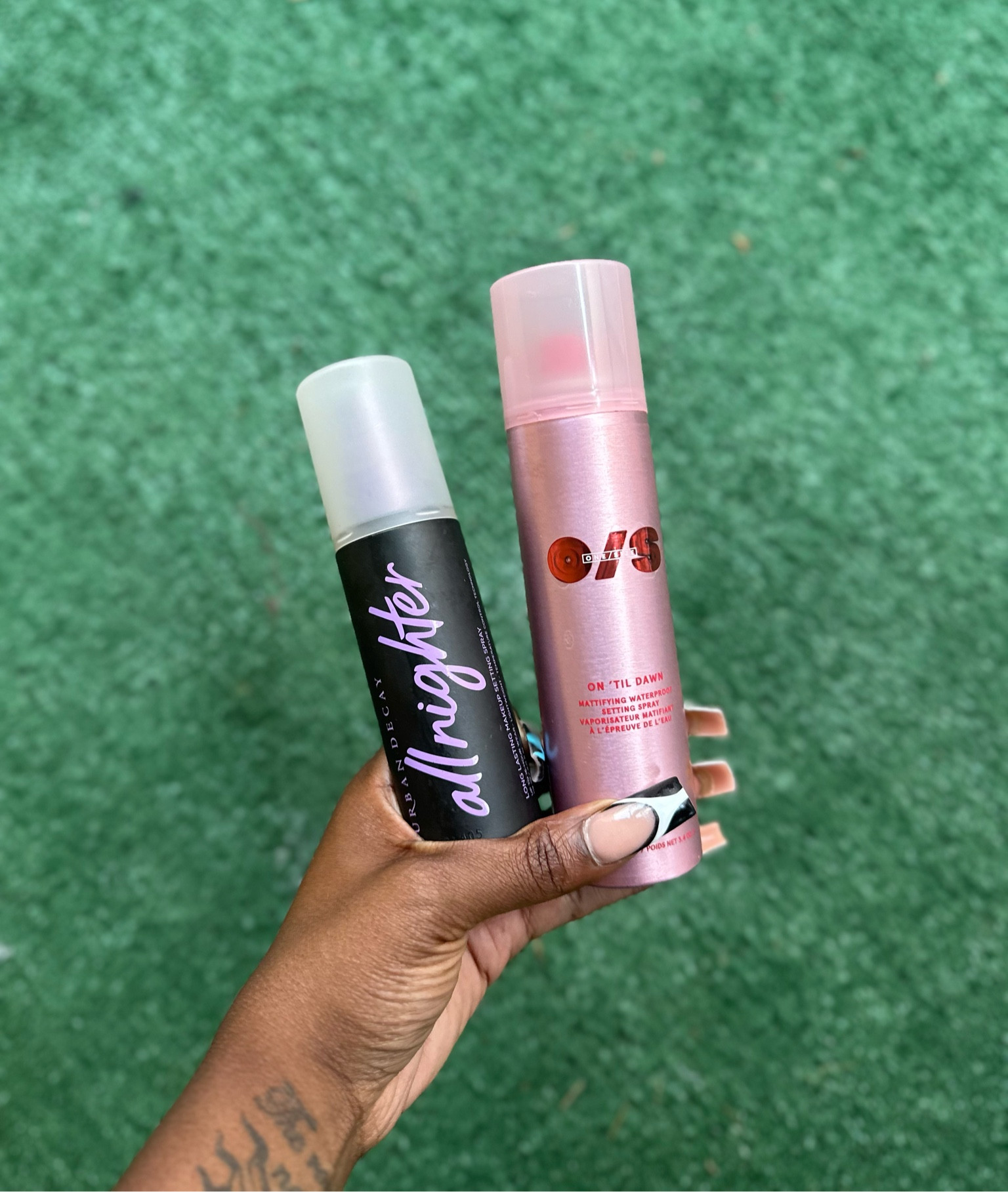 THE summer IT girls. This heat is serious, but makeup isn’t budging with this combo. I like to spray between layers for a face that’s really sealed in. The duo we didn’t know we needed! 

#LTKBeauty