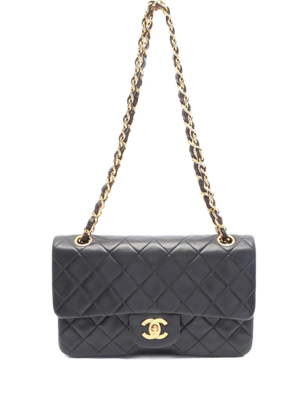 CHANEL Pre-Owned 1994-1996 matelasse flap chain shoulder bag - Black | Farfetch Global