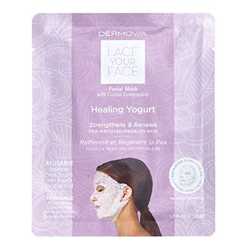 LACE YOUR FACE Compression Facial Mask - Healing Yogurt Milk - Single | Amazon (US)