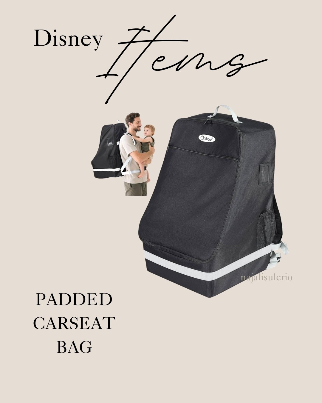 This padded car seat makes all the difference for airport travel! 

#LTKTravel #LTKBaby #LTKFamily