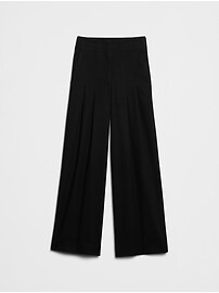 Ultra High-Rise Wide-Leg Flannel Trouser | Banana Republic Factory | Banana Republic Factory