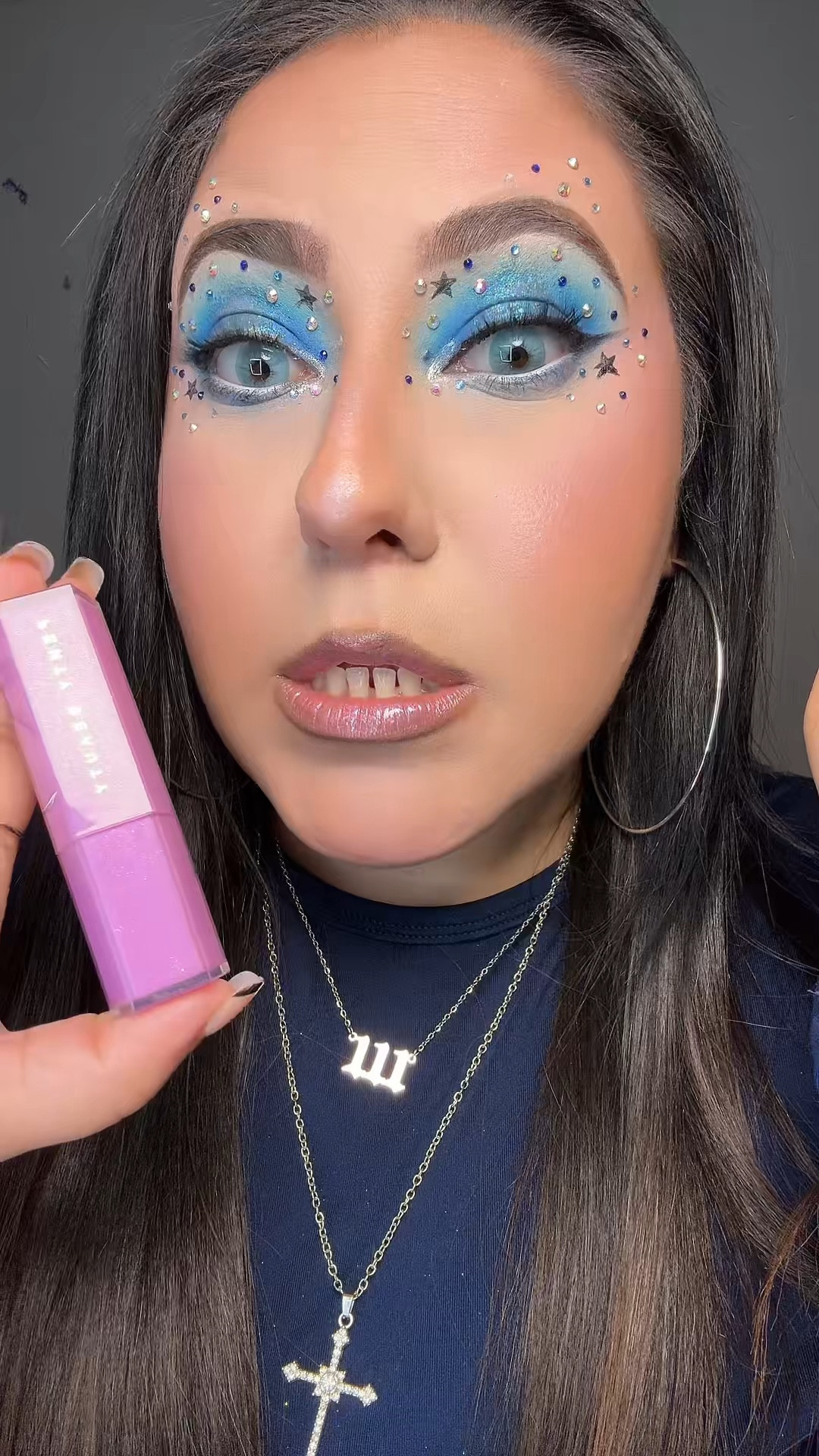 Obsessed is an understatement 💜✨ the Fenty Beauty Gloss Bomb Stix High-Shine Gloss Stick in Shimmering Icy Amethy$t is THAT girl. One swipe and my lips are glazed, juicy, and sparkling like amethyst in the sunlight 💎💋
Glossy like a balm, shine like a gloss, sparkle like a dream… I literally can’t stop reapplying.

If you love juicy glittery lips, you NEED this in your bag ✨

#fentybeauty #glossbombstix #lipglossobsessed #makeupmusthave #beautyinfluencer #sparkleylips #sephorafinds #makeupaddict #lipcombo #viralbeauty 

#LTKspringtrends #LTKselfcare #LTKBeauty