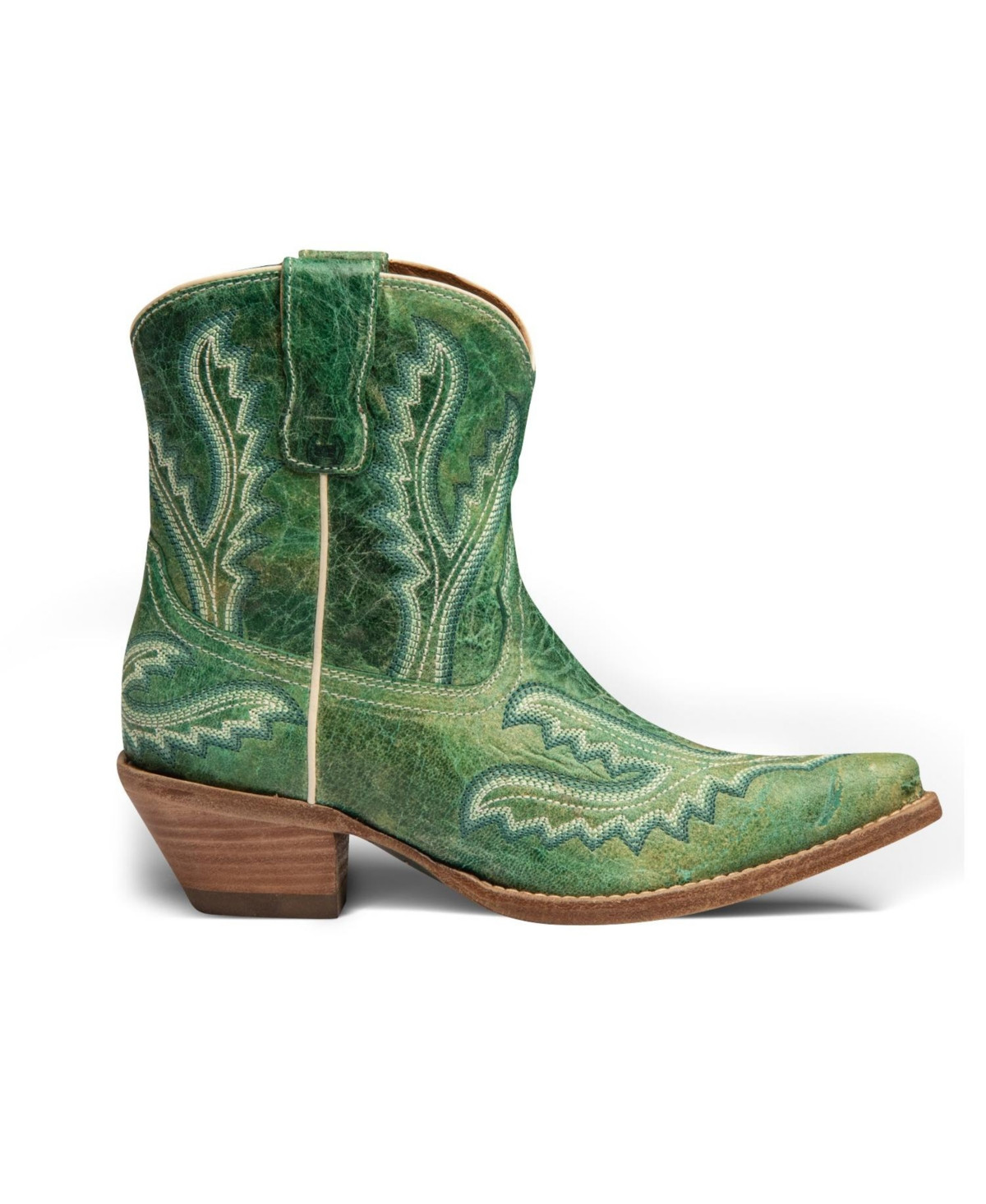 Eleanor Leather Cowgirl Boots - Stylish & Comfortable By Buck & Brana - Turquoise | Macy's