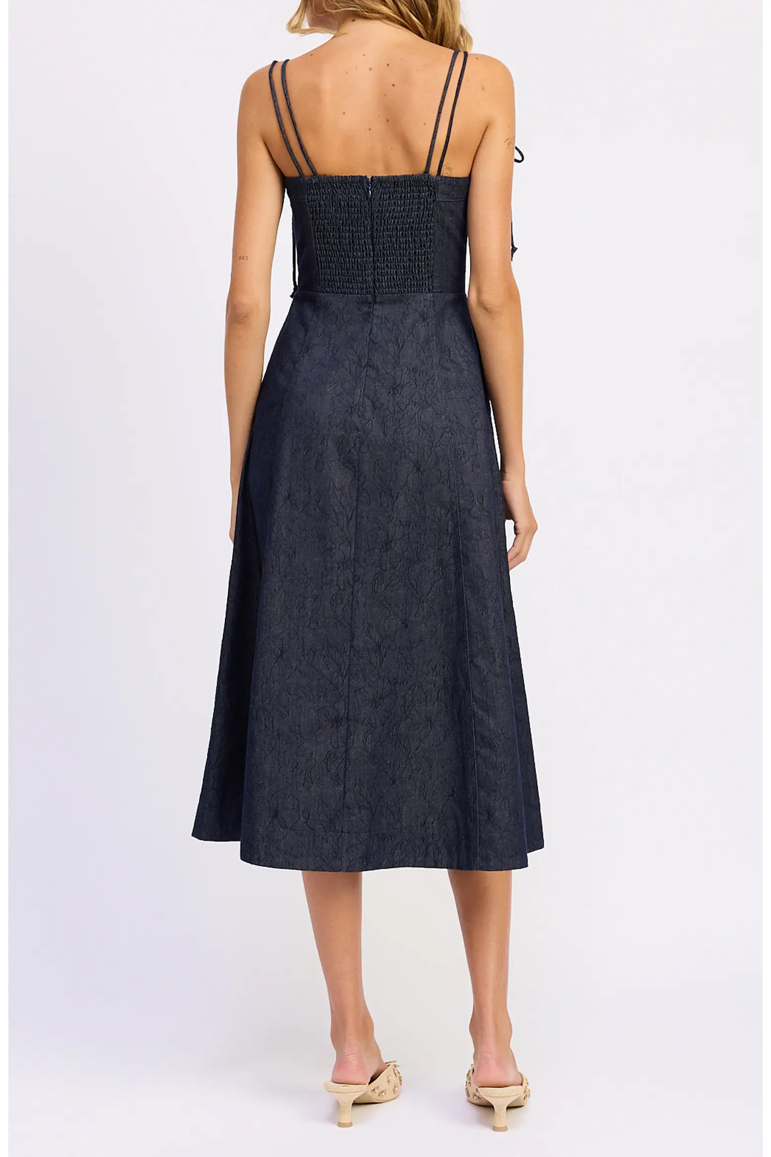 Darby Sweetheart Neck Midi Dress (Women) | Nordstrom | Nordstrom