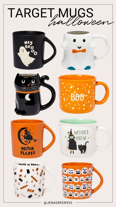 Halloween mugs, Target Mugs, $5 Mugs, Coffee Mugs, Pumpkin Mug, Black Cat Mug, Ghost Mug

#LTKunder50 #LTKSeasonal #LTKhome