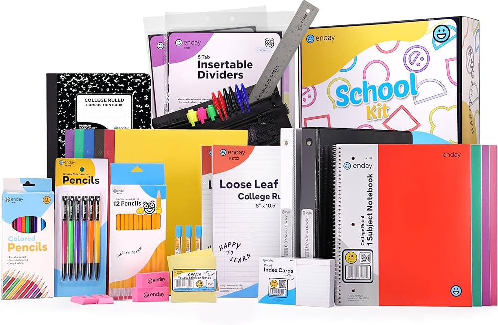 Back to School Supplies High School and College, Premium Quality Kids School Supplies Kit, High S... | Amazon (US)