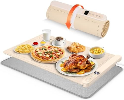 Warming Mat for Food, Electric Warming Tray for Parties Buffet, Graphene 3S Rapid Full-Surface He... | Amazon (US)