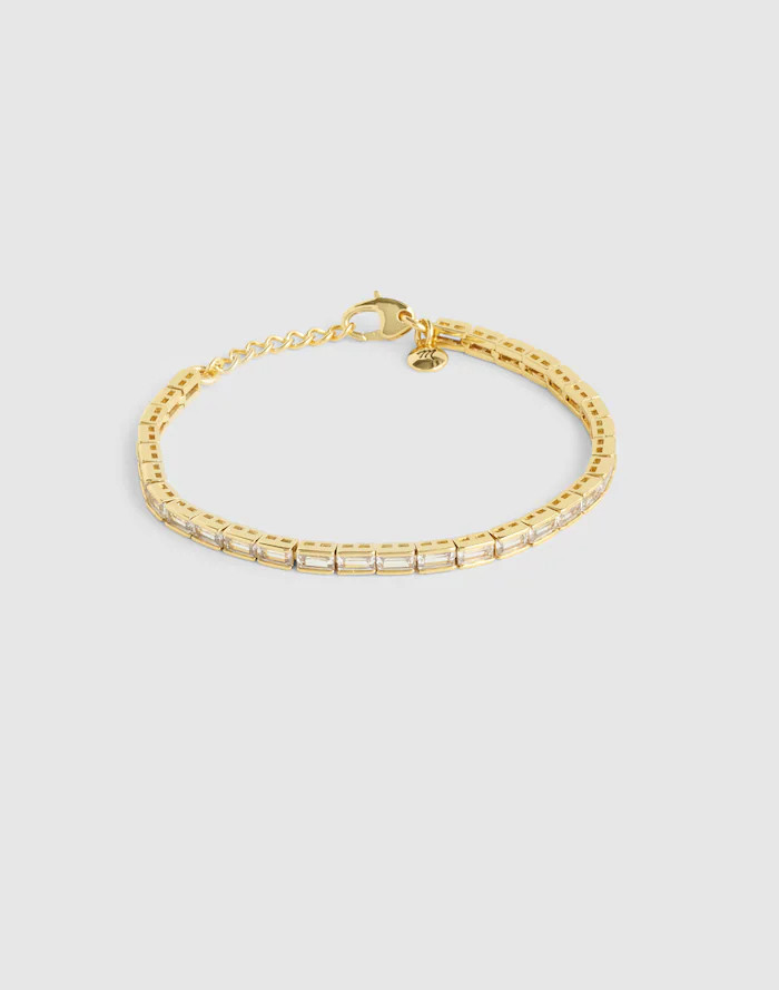 The Tennis Collection Baguette Crystal Bracelet | Madewell