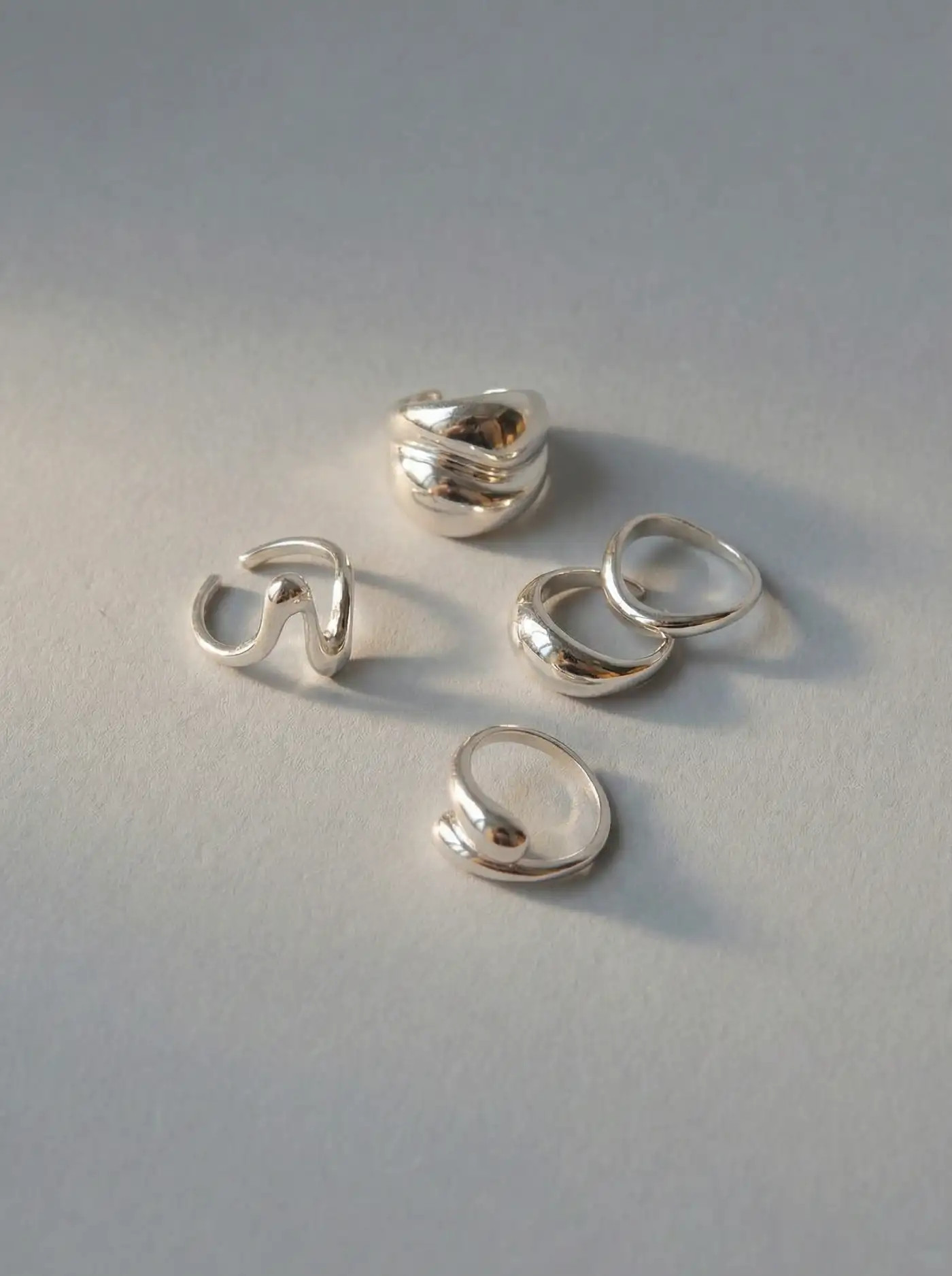5PCS IRREGULAR RING SET | Cider