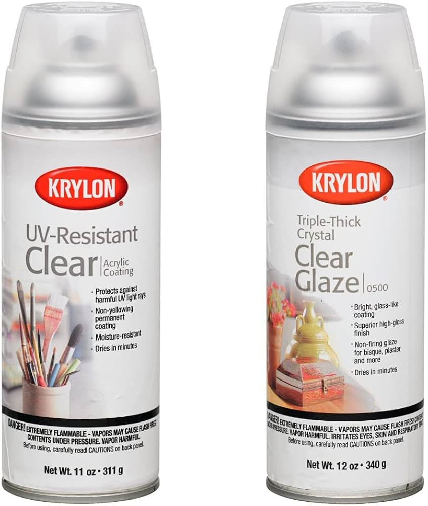 Krylon Gallery Series Artist & Clear Coatings Aerosol, 11-Ounce, UV-Resistant Gloss & Triple Thic... | Amazon (US)