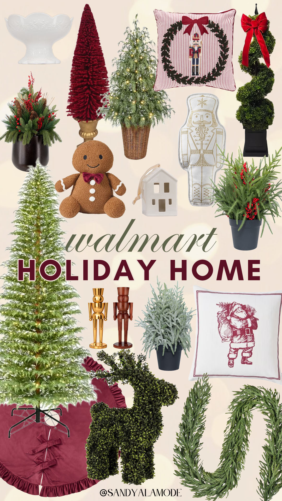Walmart holiday home decor