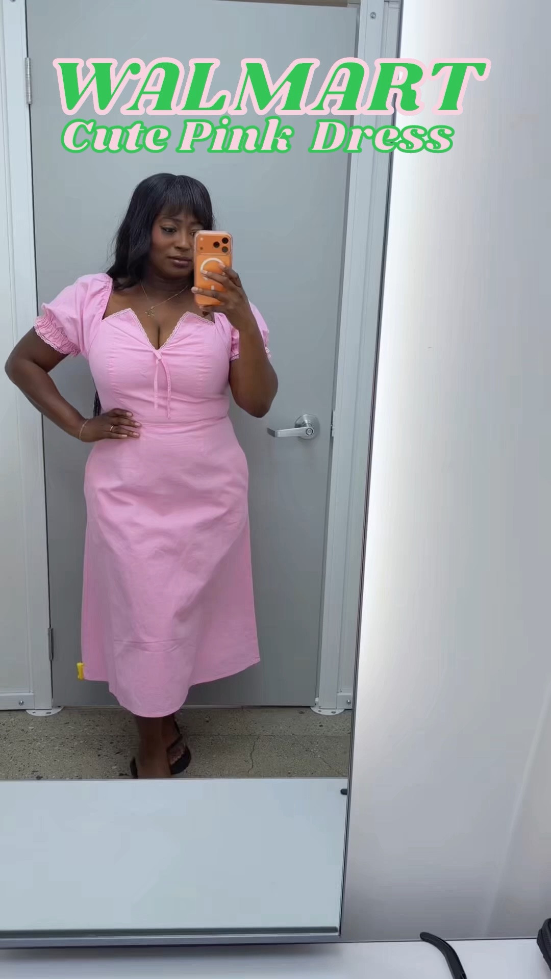 Cute pink dress at Walmart are perfect for spring and summer! They would also be perfect as a brunch dress, wedding guest dresses, graduation dresses, graduation guest dress I’m trying on a medium.

#LTKootd #LTKSaleAlert #LTKdayinmylife