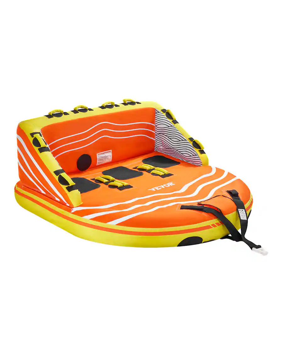 VEVOR Towable Tube for Boating, 1 3 Riders Inflatable Boat Tubes and Towables, 510lbs Water Sport... | Best Buy U.S.