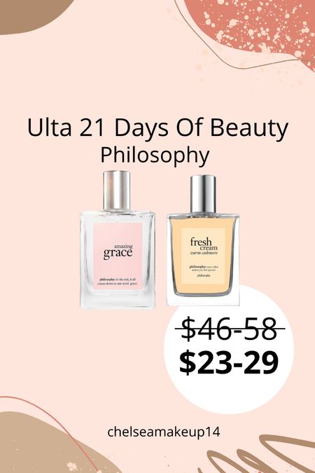 Ulta 21 Days Of Beauty // Philosophy

#LTKsalealert #LTKbeauty