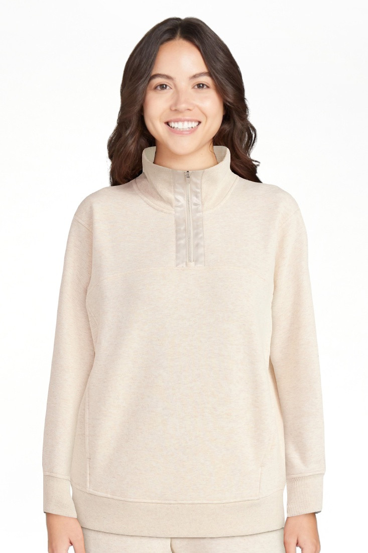 Avia Women's and Women's Plus Fleece Quarter Zip Pullover, Sizes XS-4X | Walmart (US)