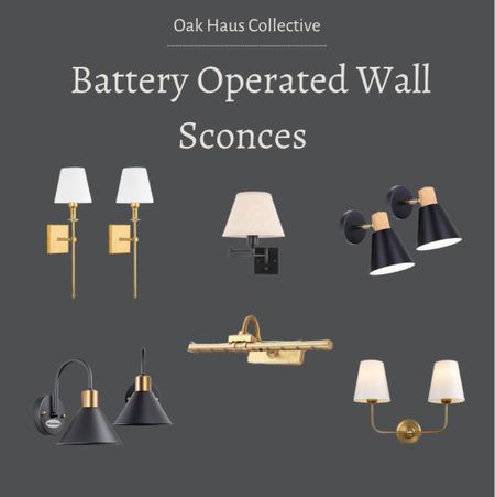 Battery Operated Wall Sconces 

Picture lights, rechargeable lights, accent lights, wall lights, Builtin lights, non hardwired lights, sconces, modern sconces, transitional sconce lights 

#LTKhome #LTKfamily #LTKstyletip