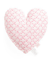 18in Embroidered Heart Shaped Pillow | Marshalls
