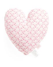 18in Embroidered Heart Shaped Pillow | Marshalls