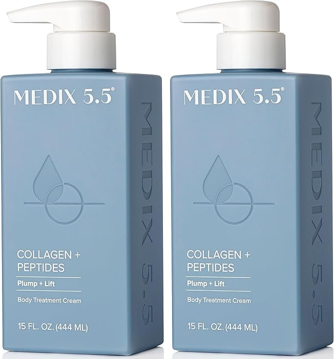 Medix 5.5 Collagen Cream Body Lotion & Face Lotion For Dry Skin & Wrinkles | Collagen Peptides Ti... | Amazon (US)