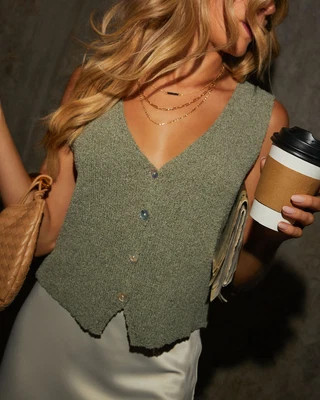 Close to Me Knit Vest Top | VICI