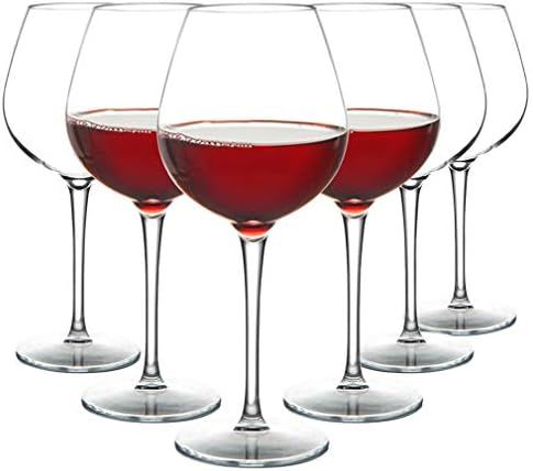 MICHLEY Unbreakable Red Wine Glasses 17 oz, Tritan Plastic Reusable Stemware for Indoor and Outdo... | Amazon (US)