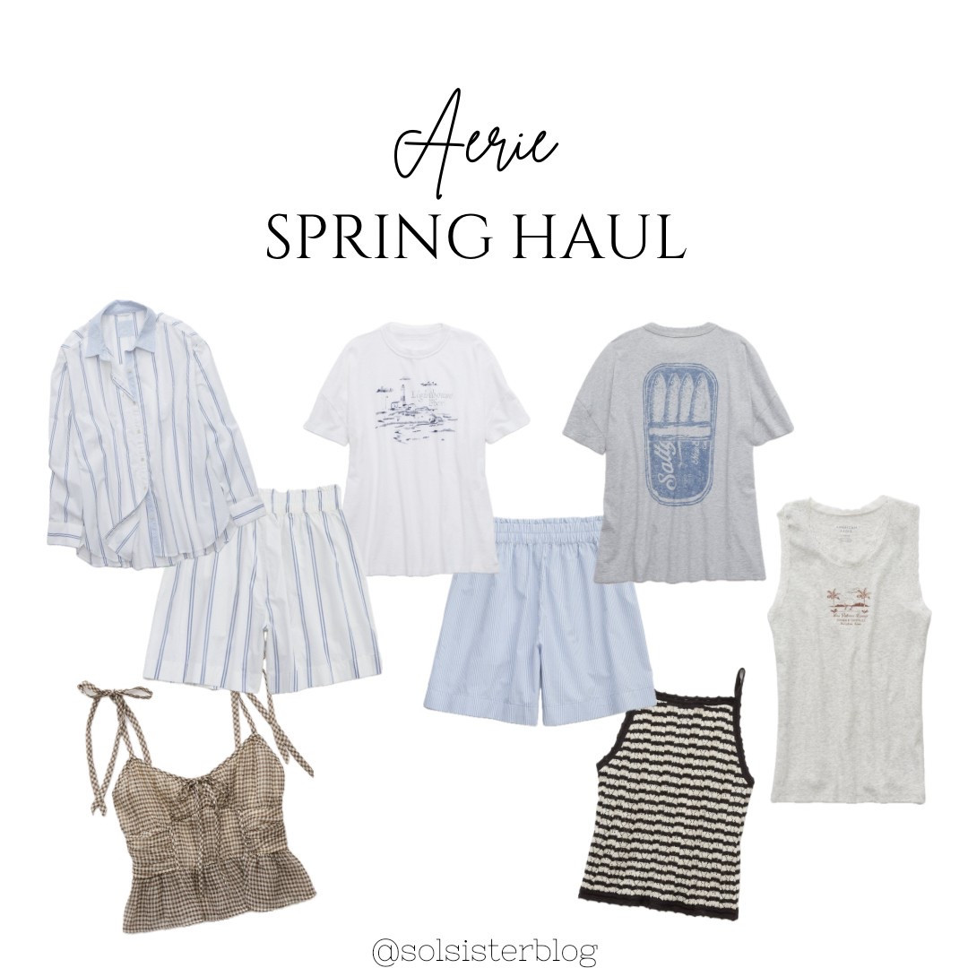 aerie spring haul!! 🛥️🫶🏼🌷☀️

#LTKSaleAlert #LTKSeasonal #LTKSpringSale