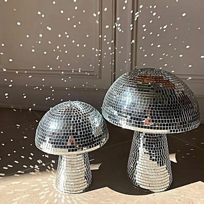 2022 Mushroom Disco Ball Mirror Reflective Ball  Wedding Party Room Table Decor | eBay AU