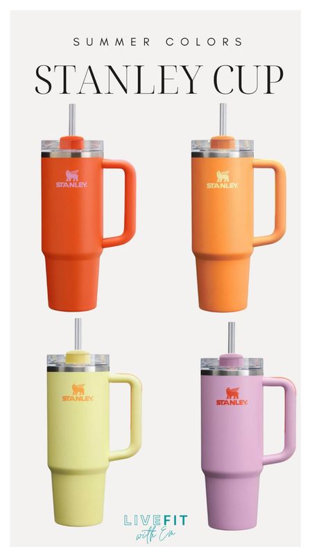 Brighten up your summer with Stanley's vibrant new color range! Whether you’re hiking, camping, or just enjoying a day at the beach, these Stanley cups come in refreshing summer hues to keep your drinks cold and your style hot. Perfect for any summer adventure!
#StanleyCups #SummerVibes #StayHydrated #OutdoorEssentials #ColorfulSummer

#LTKSeasonal #LTKGiftGuide #LTKFindsUnder50