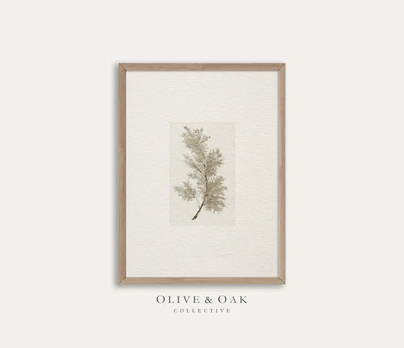 Vintage Tree Branch Drawing Print / Neutral Wall Art / Antique Botanical Sketch PRINTABLE / #397 | Etsy (UK)