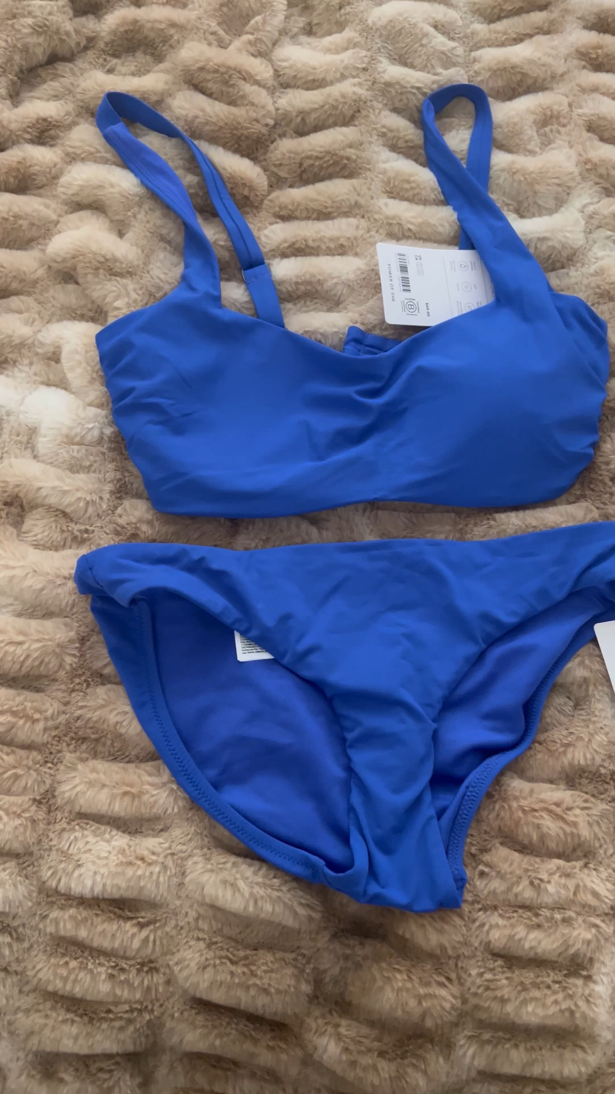 They’re my favorite bikinis! Hidden underwire, great quality, adjustable band AND straps. 
For reference, I wear 34D/DD top and XS bottoms. 
High waisted bottoms are available as well

Blue bikini, bra-sized swim, affordable swimwear, athleta 

#LTKsalealert #LTKSeasonal #LTKswim