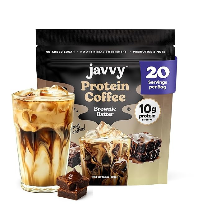 Brownie Batter Protein Iced Coffee - Premium Whey Protein & Instant Iced Coffees - 100% Natural C... | Amazon (US)