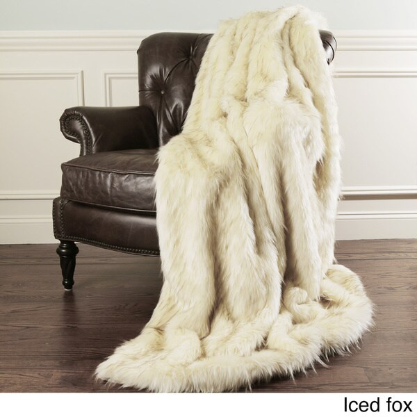 Aurora Home Faux Fur Throw Blankets by Wild Mannered | Bed Bath & Beyond