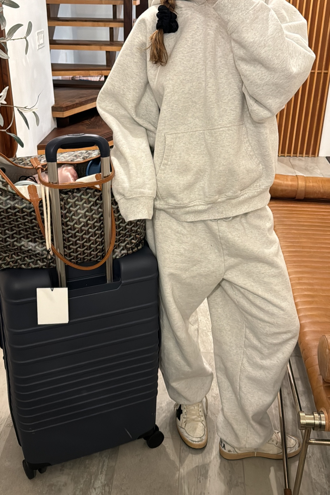 My go to travel day outfit !!! 

Cloud Grey Mega Fit !

Top L
Bottoms M

#cloudgrey #LTKlounge #sweatset #aritzia #goldengoose #beis #travelootd #redeyeflight

#LTKU #LTKStyleTip #LTKTravel