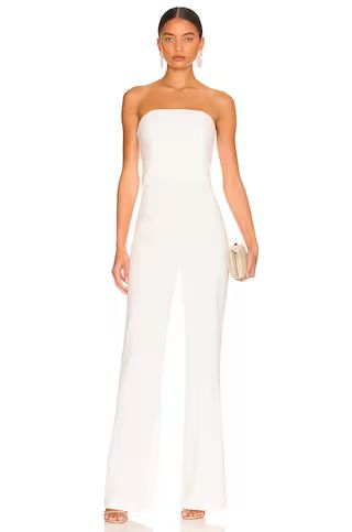 Alice + Olivia Lavera Jumpsuit in Off White from Revolve.com | Revolve Clothing (Global)